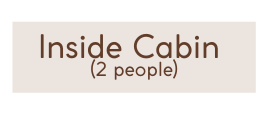 Inside Cabin 2 people